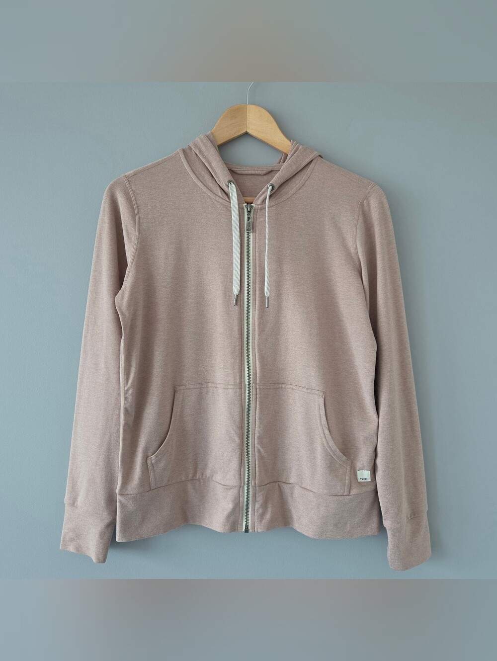 Vuori Halo Performance Hoodie 2.0 - XS - Pale Pink (Dogwood Heather?) - VW268